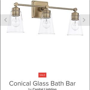 Capital Vanities Conical Bath Bar NEW!!